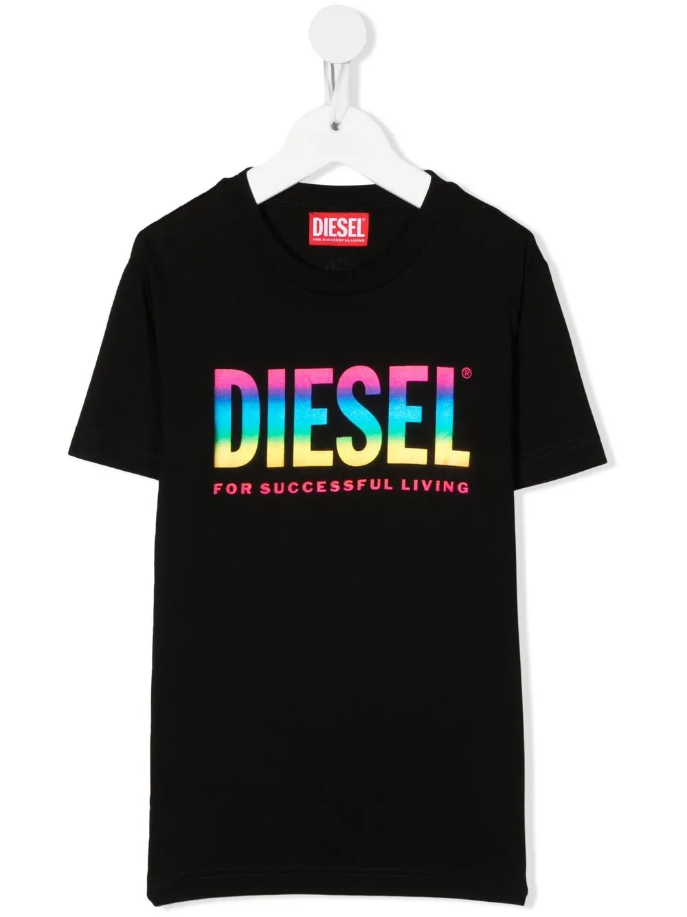 Diesel X Brave Kid Logo-print Cotton T-shirt In Black