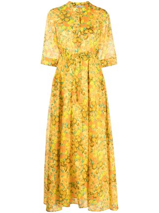 Tory Burch floral-print Cotton Shirt Dress - Farfetch