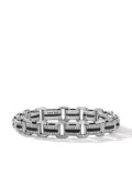 David Yurman sterling silver Deco bevelled link bracelet (7.5mm)