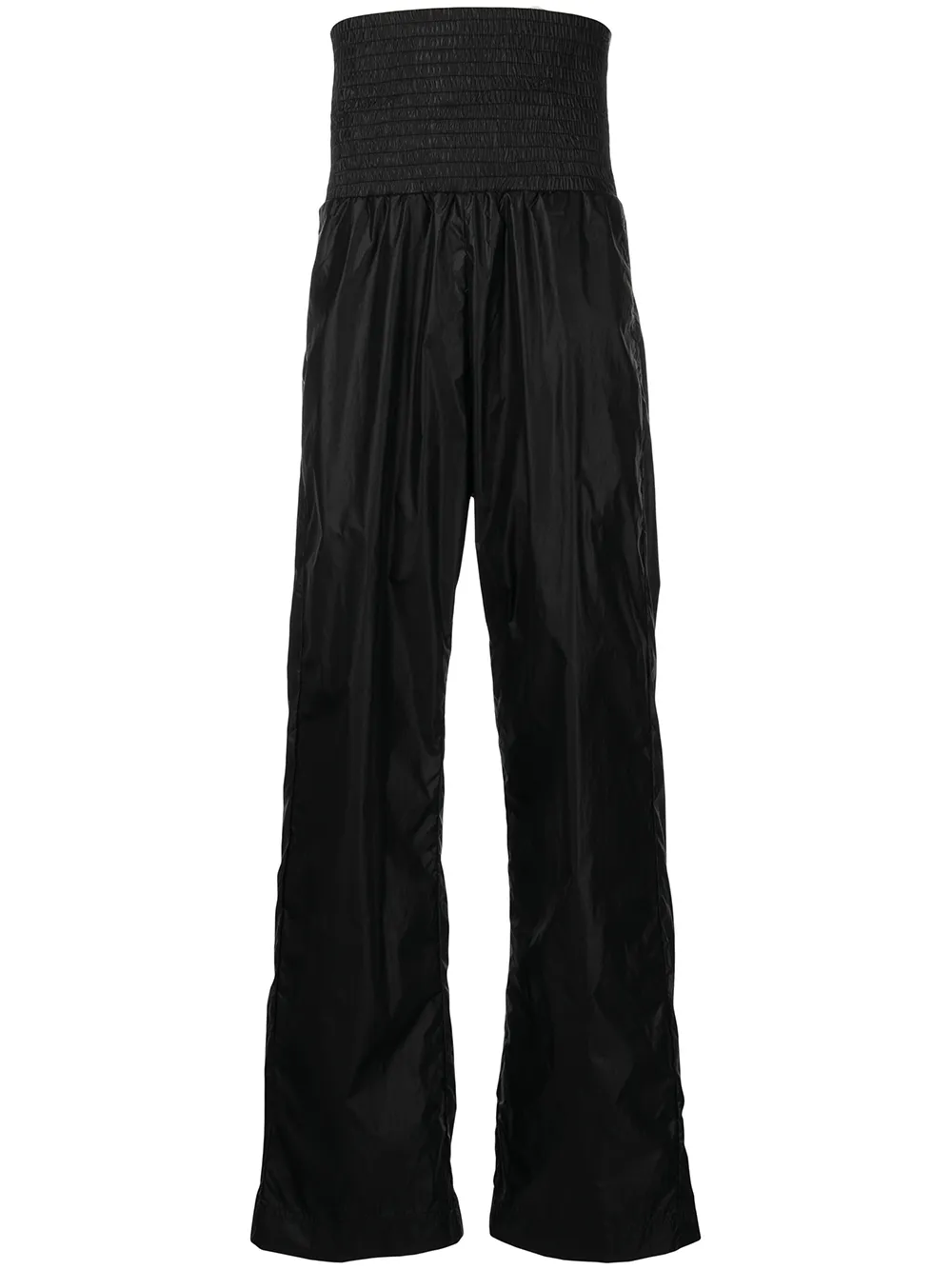 

Walter Van Beirendonck smocked-detail corset trousers - Black