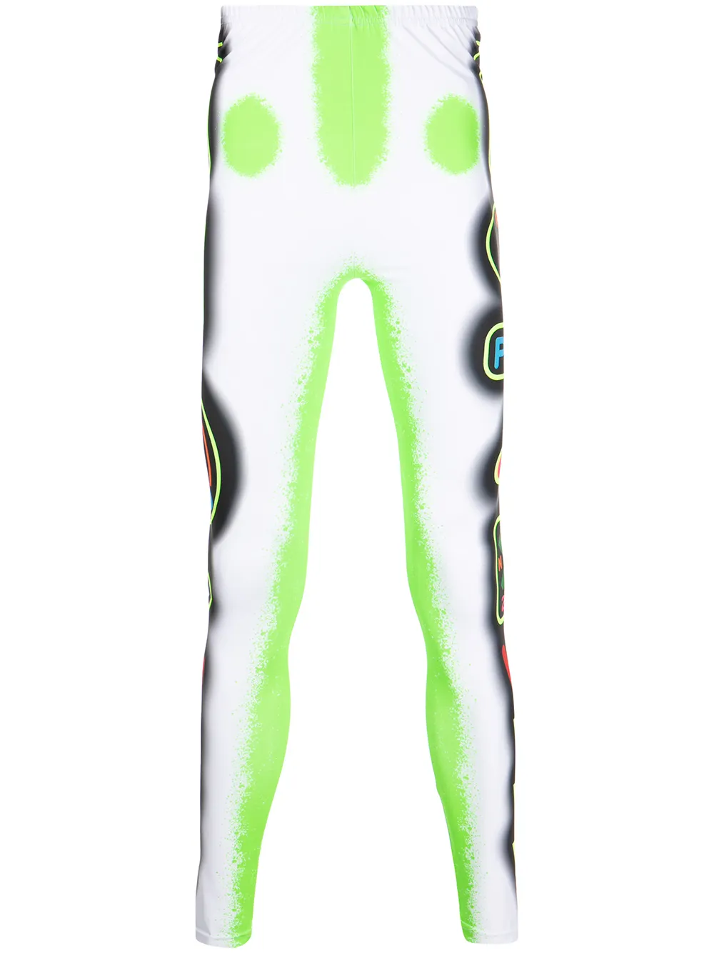 

Walter Van Beirendonck leggins Neon Shadow - Blanco