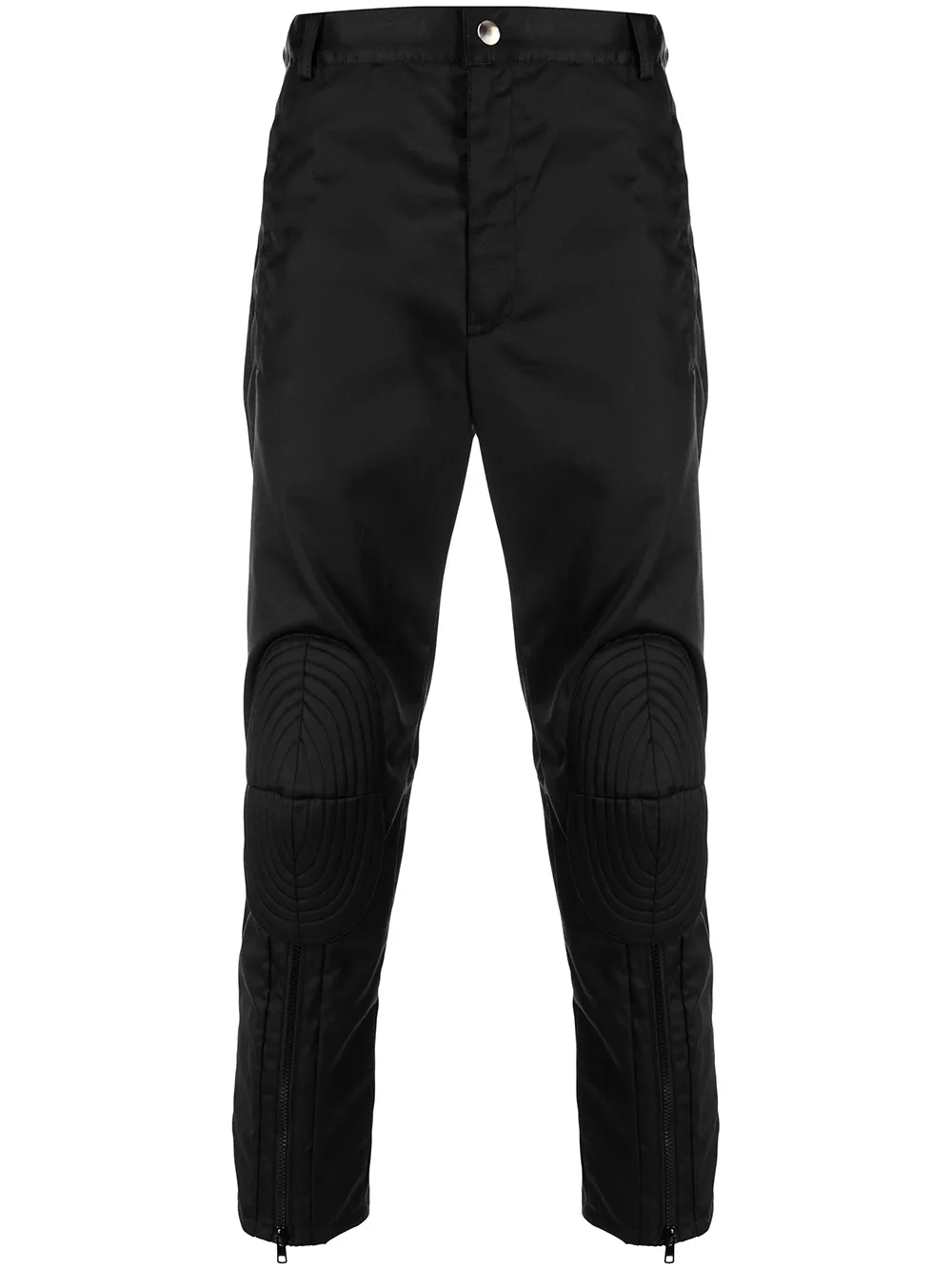 

Walter Van Beirendonck pantalones con rodillas capitonadas - Negro