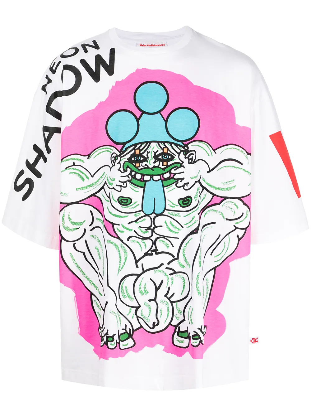 

Walter Van Beirendonck playera con estampado gráfico - Blanco