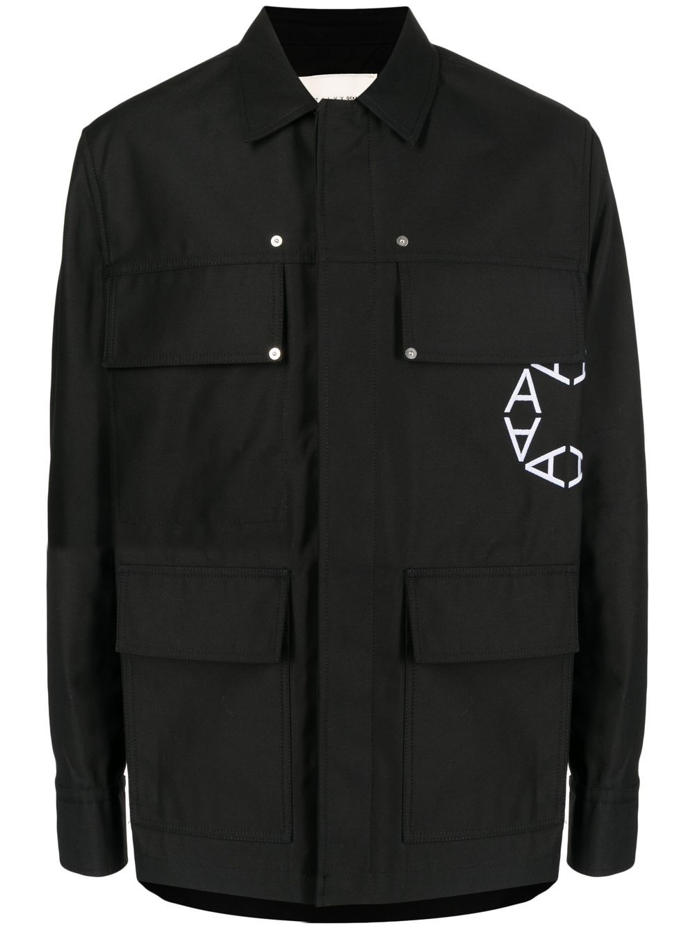 1017 ALYX 9SM logo-print Shirt Jacket - Farfetch