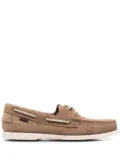 Sebago front lace-up detail boat shoes - Brown