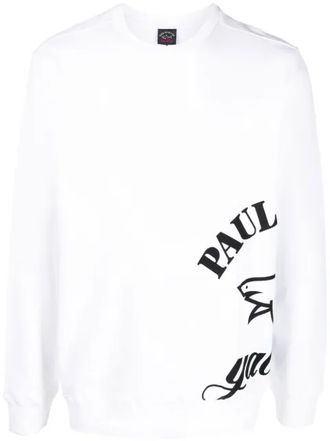 Paul & Shark logo-print detail sweatshirt