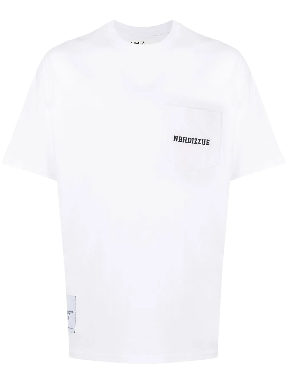 

izzue playera con logo estampado - Blanco