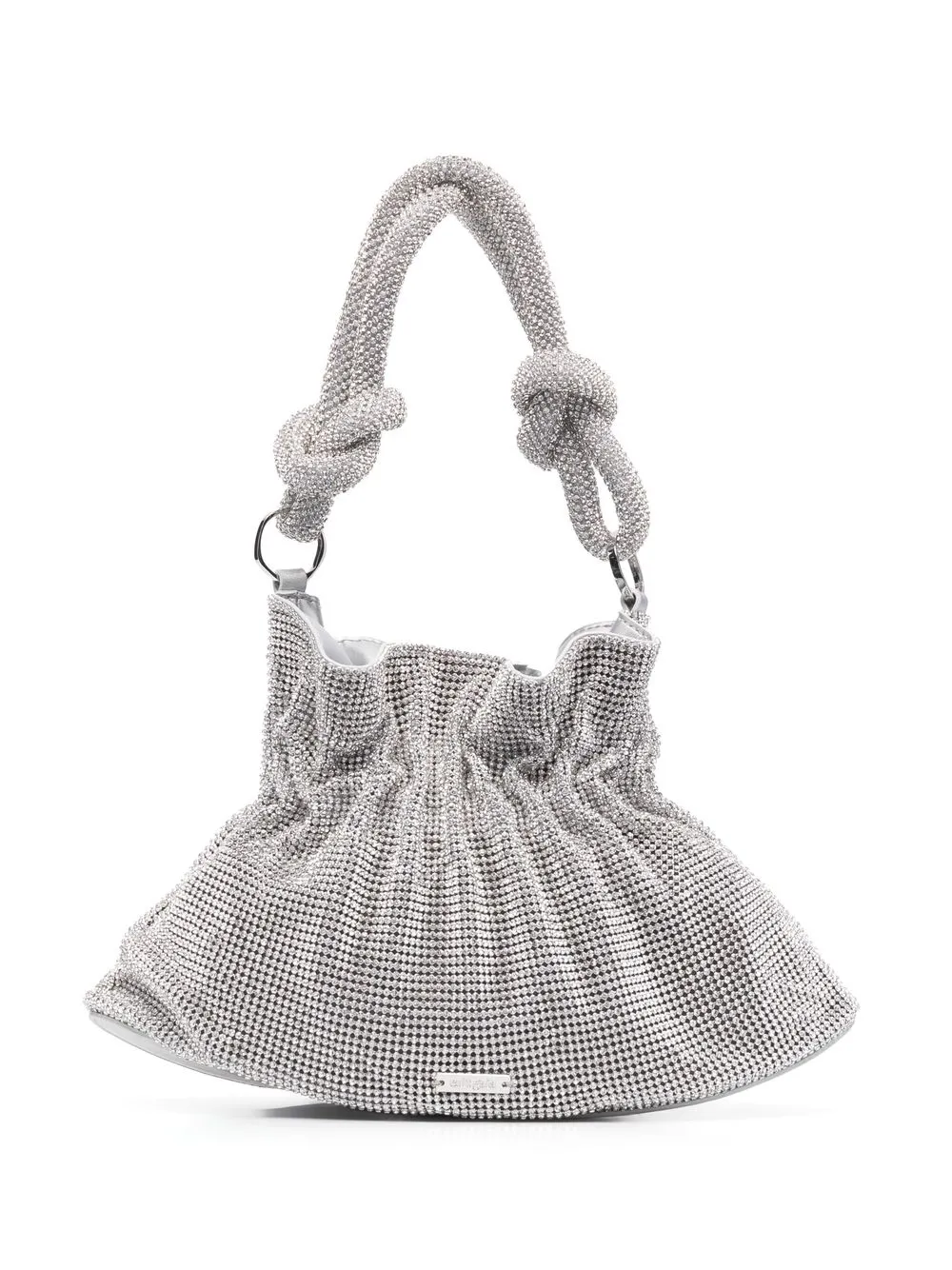 

Cult Gaia Bara crystal-embellished shoulder bag - Silver