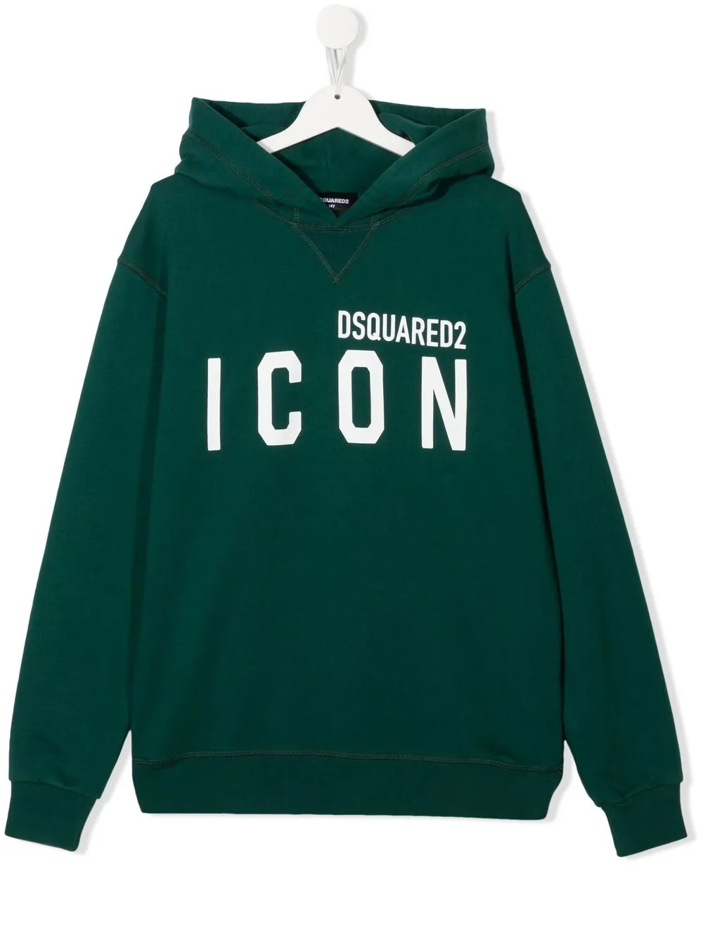 

Dsquared2 Kids TEEN logo-print cotton hoodie - Green