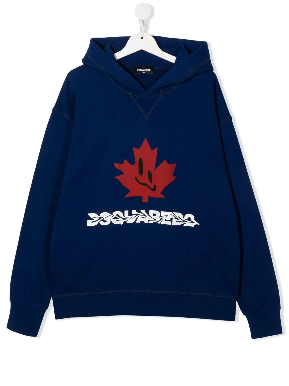 

Dsquared2 Kids hoodie con estampado gráfico y logo - Azul