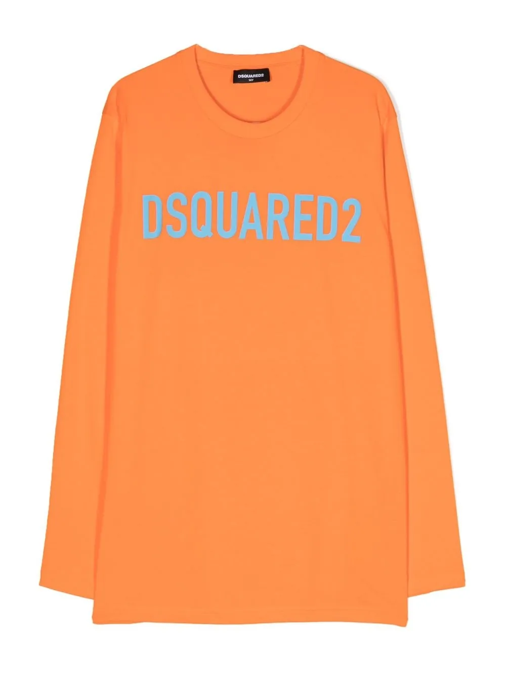 

Dsquared2 Kids top manga larga con logo - Naranja