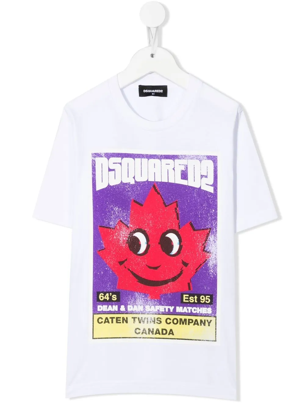 

Dsquared2 Kids logo-print detail T-shirt - DQ100