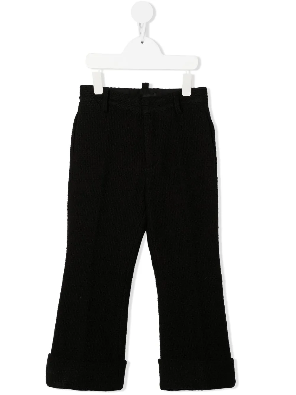 

Dsquared2 Kids pantalones rectos con dobladillo vuelto - DQ900