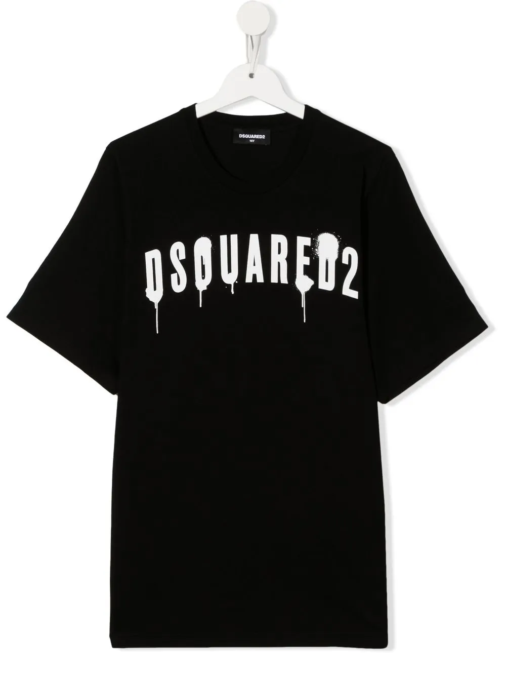 

Dsquared2 Kids TEEN logo-print cotton T-Shirt - Black