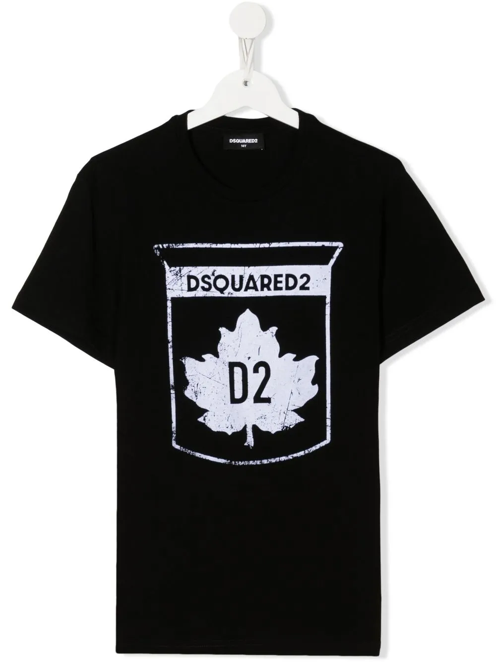 

Dsquared2 Kids playera con logo estampado - Negro