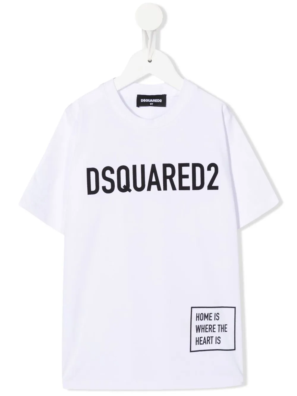 

Dsquared2 Kids TEEN logo-print round-neck T-shirt - White