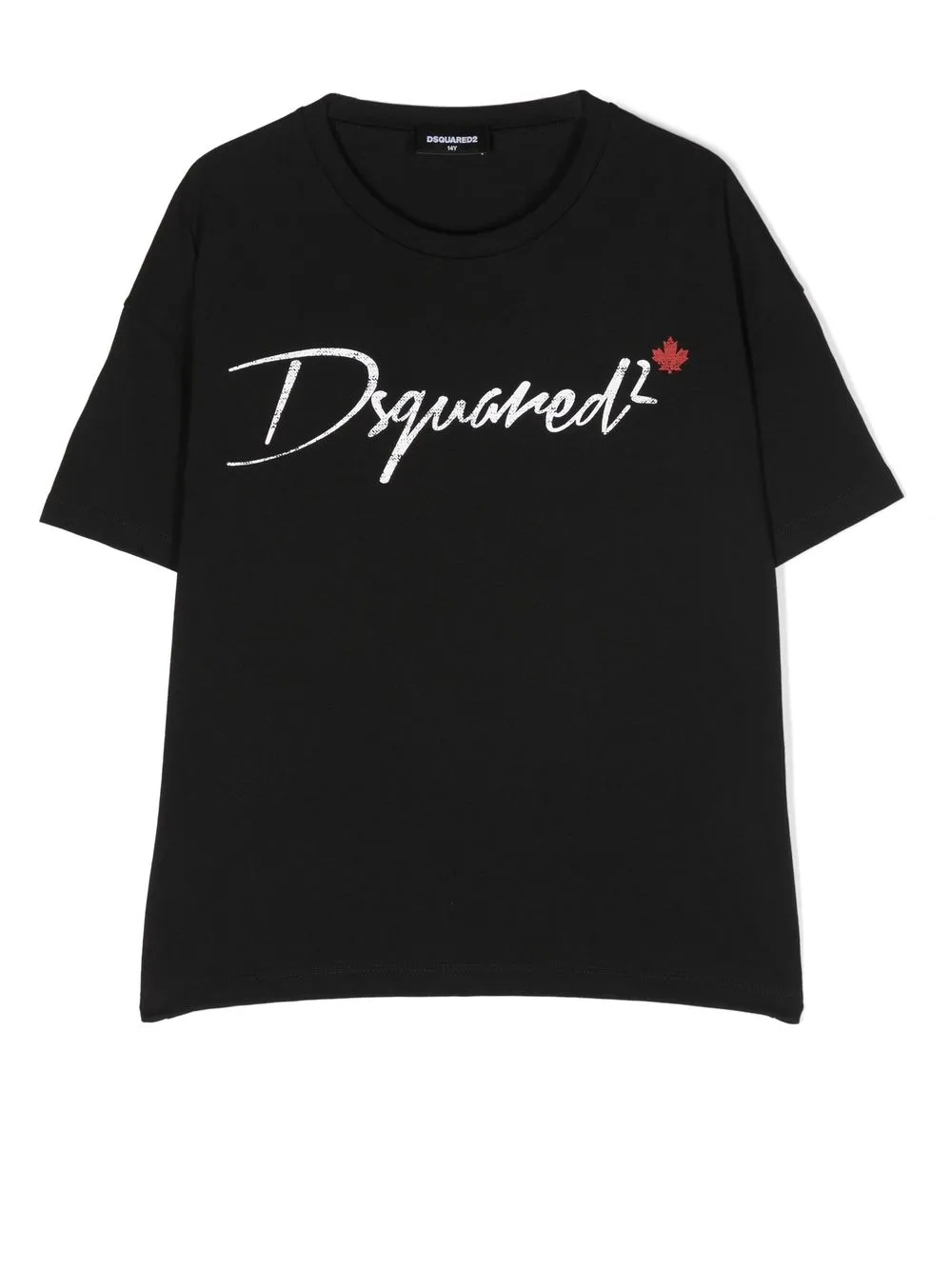 

Dsquared2 Kids playera con logo estampado y cuello redondo - Negro