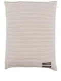 N.Peal ribbed cashmere cushion - Grey