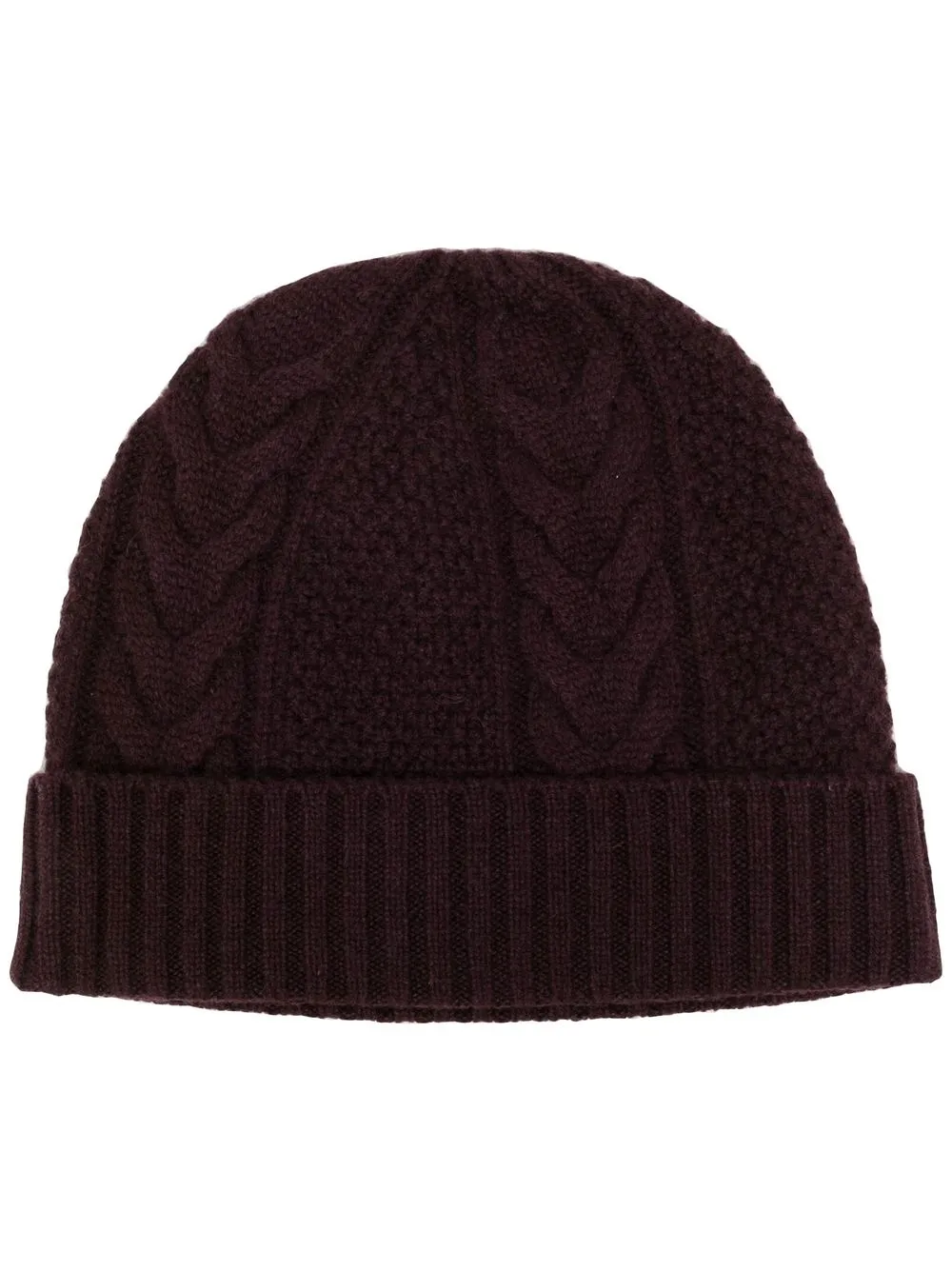 

N.Peal gorro tejido de ochos - Morado