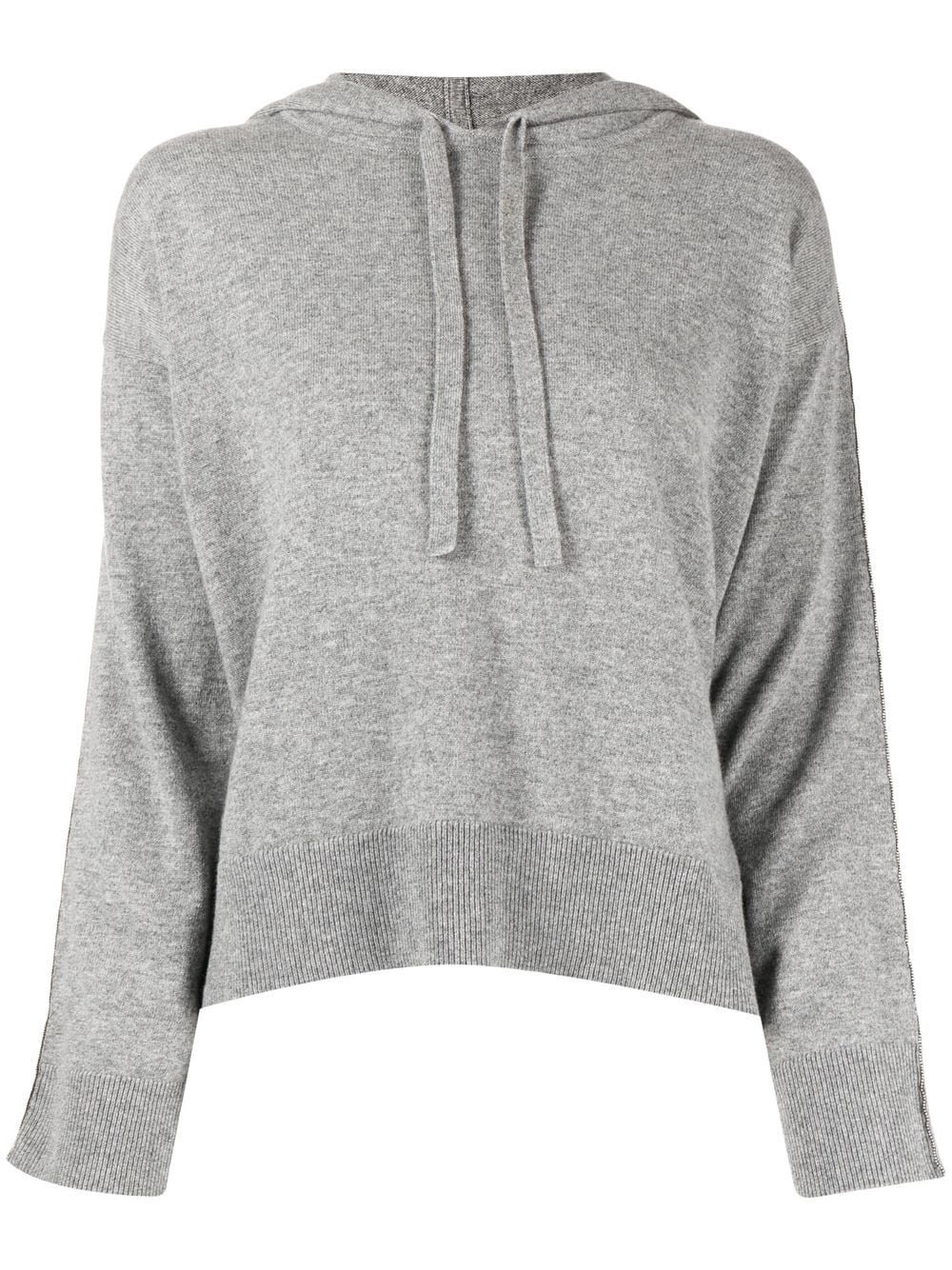 

N.Peal drawstring hooded jumper - Grey