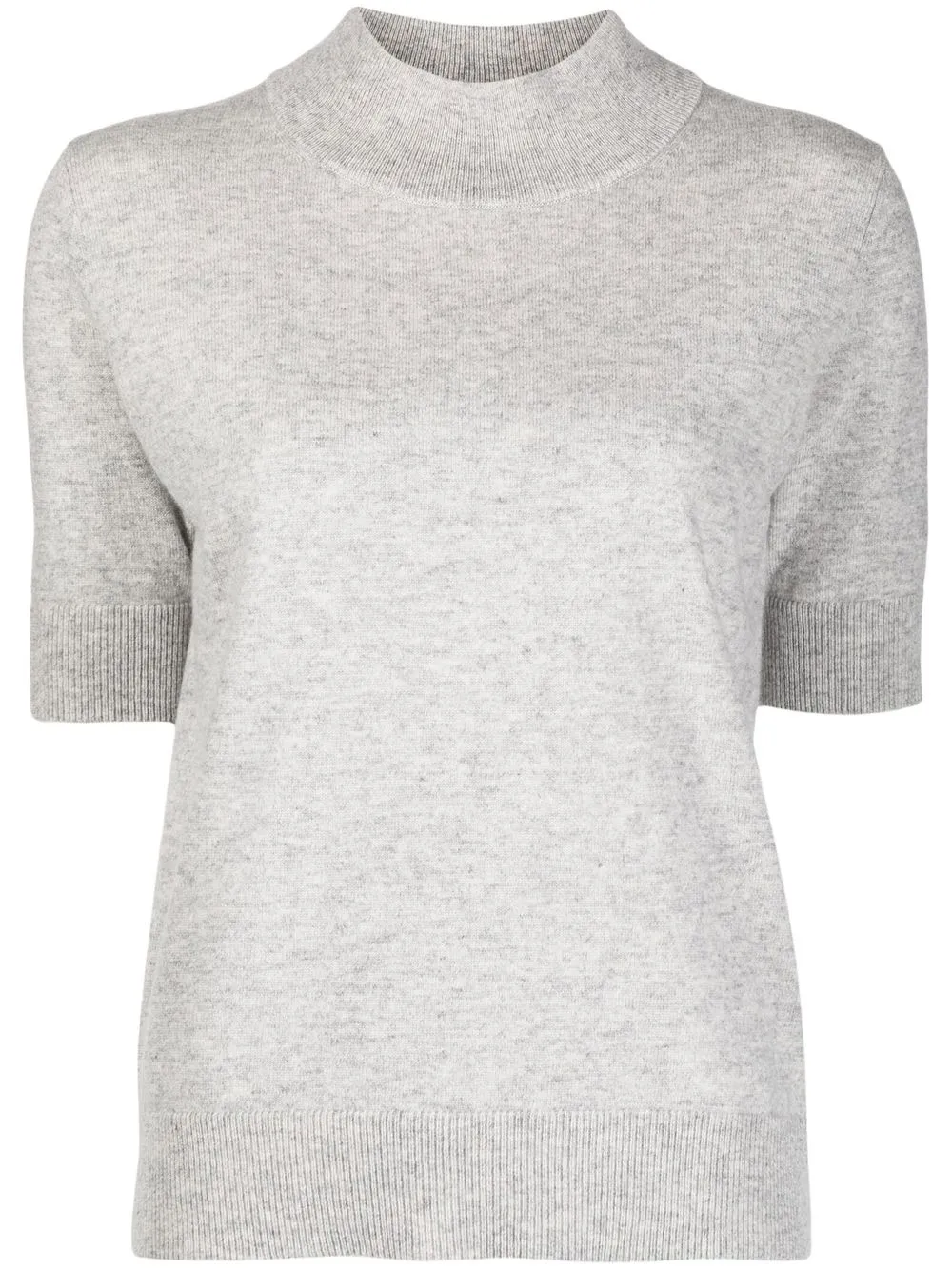 

N.Peal short-sleeve cashmere top - Grey