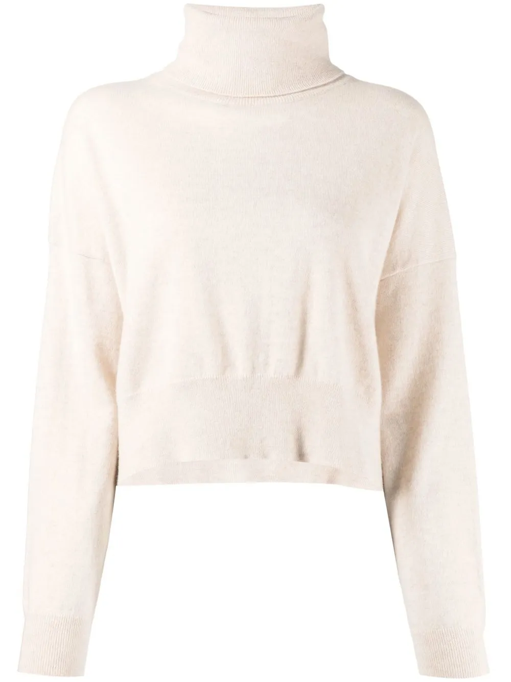 

N.Peal organic-cashmere roll-neck jumper - Brown