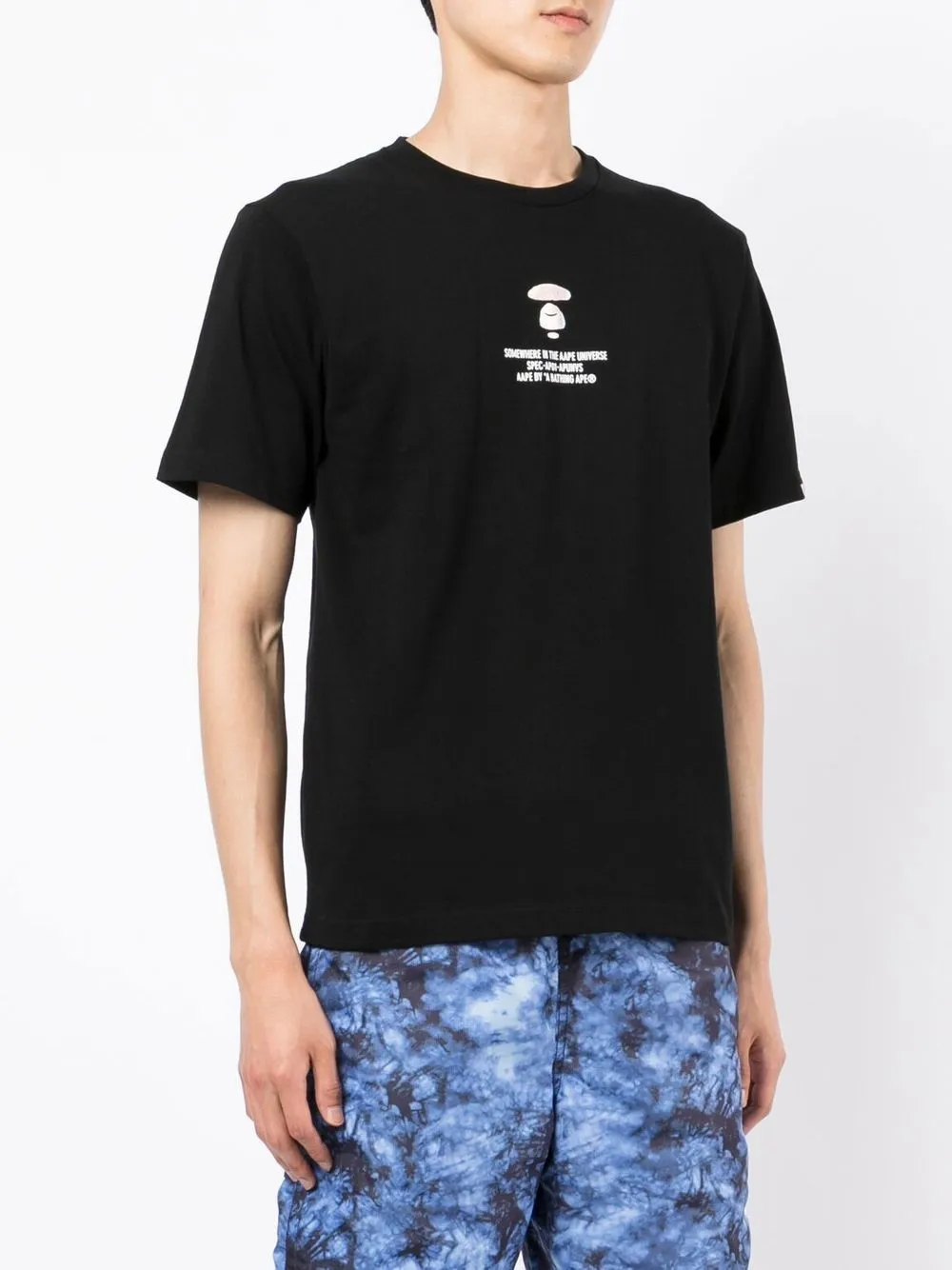 AAPE BY *A BATHING APE® 'AAPE Universe' logo-print T-shirt - Farfetch