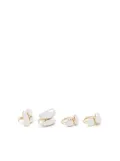 Cult Gaia Suri four-pack ring set - Gold