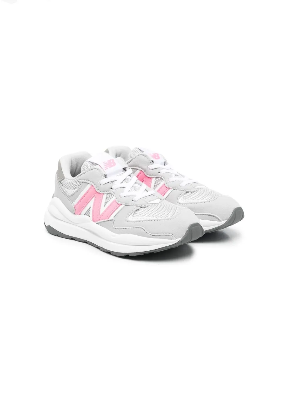 

New Balance tenis con panel tejido - Gris