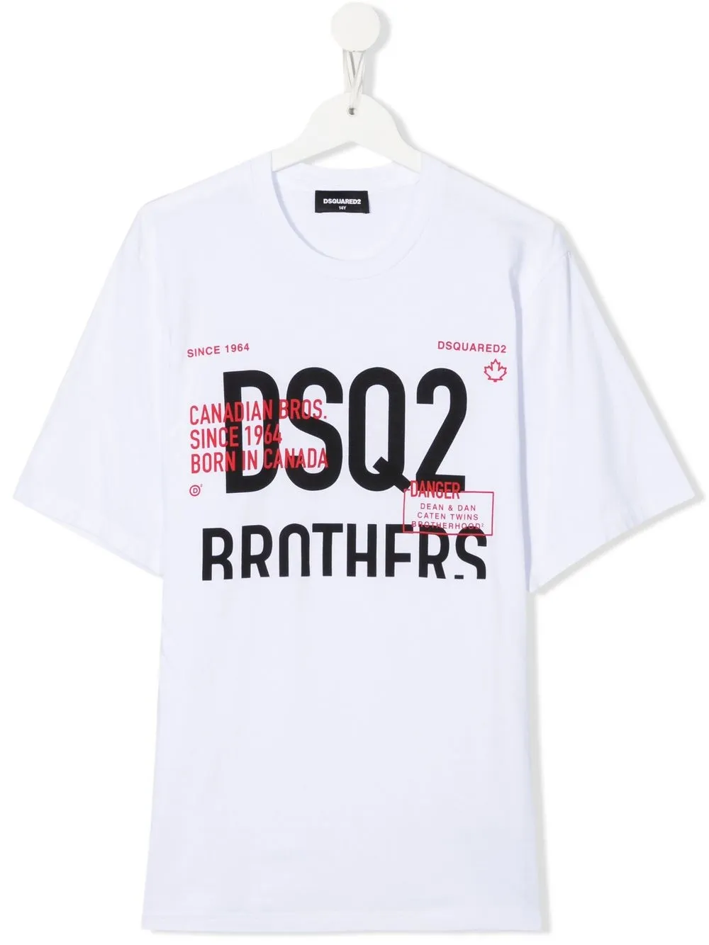 

Dsquared2 Kids playera con estampado gráfico - Blanco