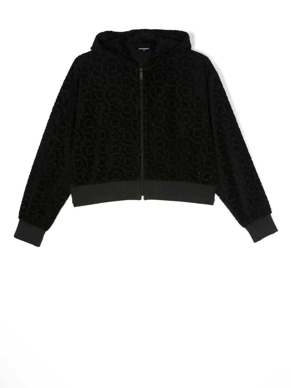 

Dsquared2 Kids chamarra con logo en relieve - Negro