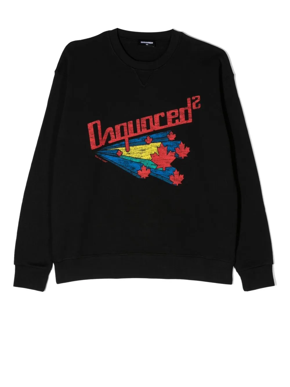 

Dsquared2 Kids TEEN logo-print sweatshirt - Black