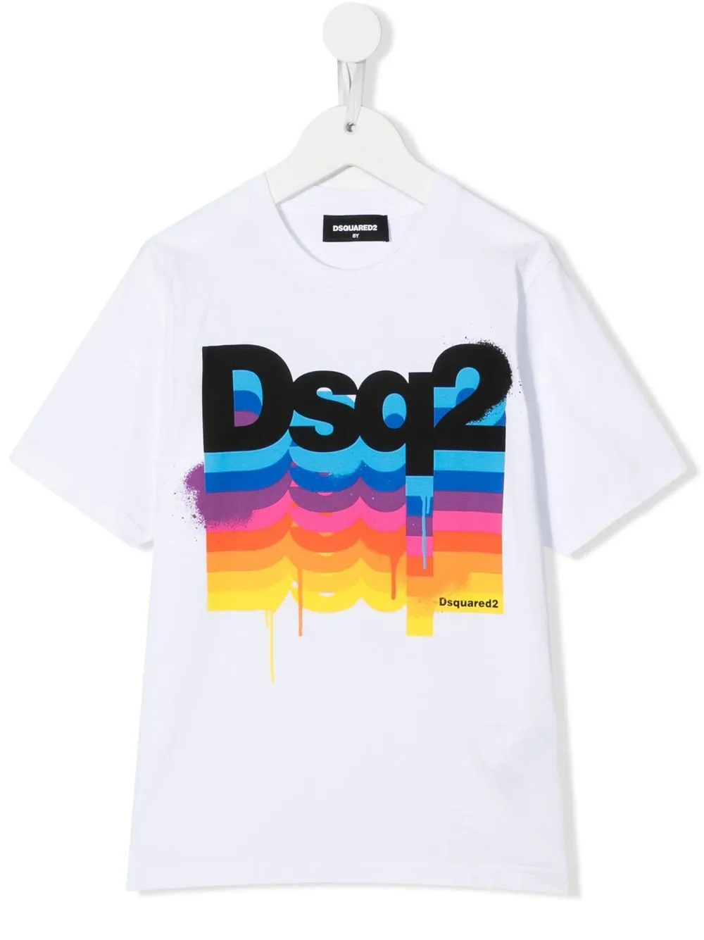 

Dsquared2 Kids playera con logo estampado - DQ100