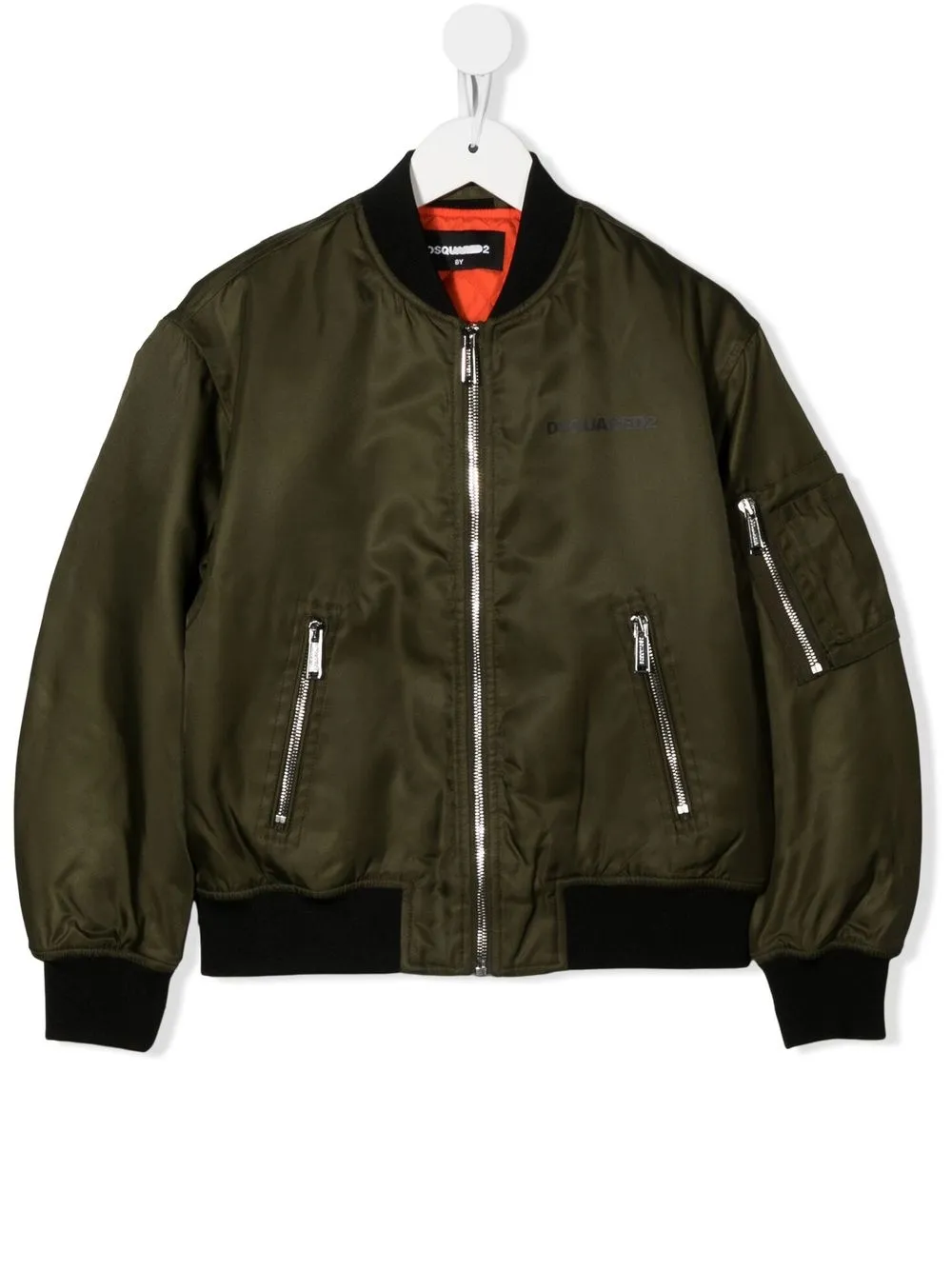 

Dsquared2 Kids multi-pocket bomber jacket - Black