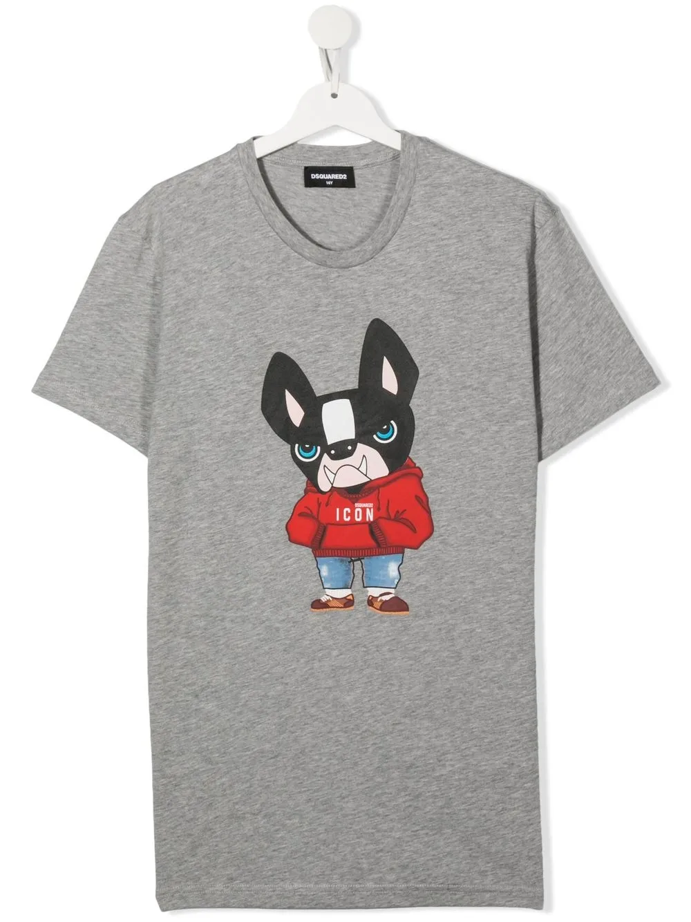 

Dsquared2 Kids playera con estampado gráfico - Gris