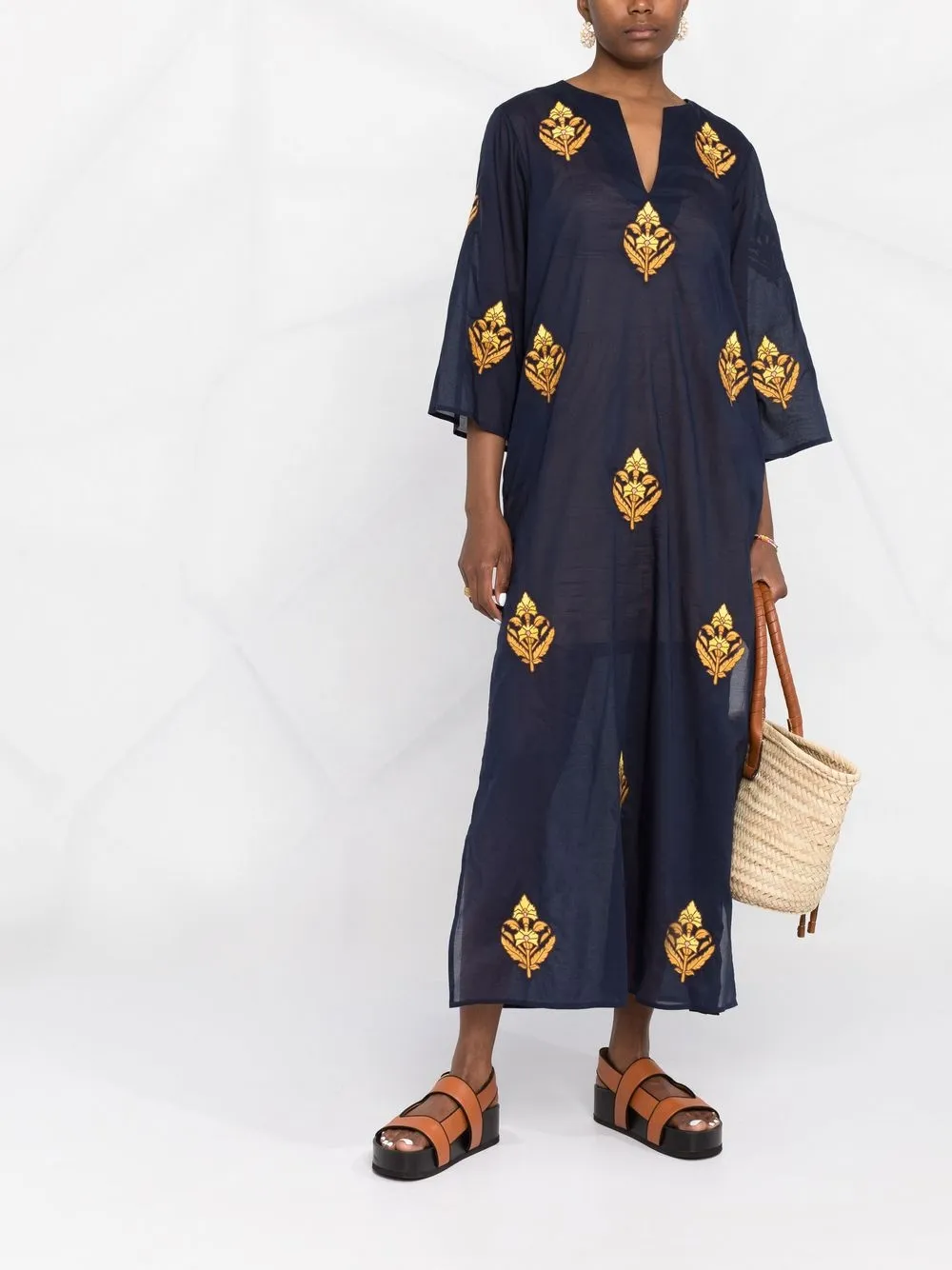 tory burch kaftan dress