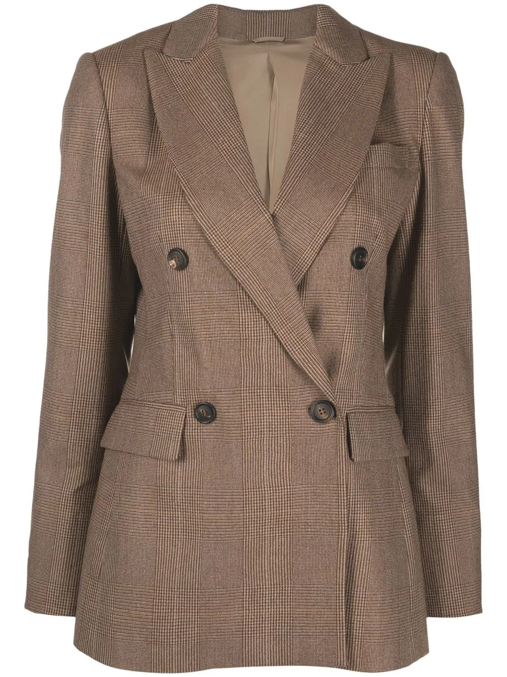 

Brunello Cucinelli blazer con doble botonadura - Marrón