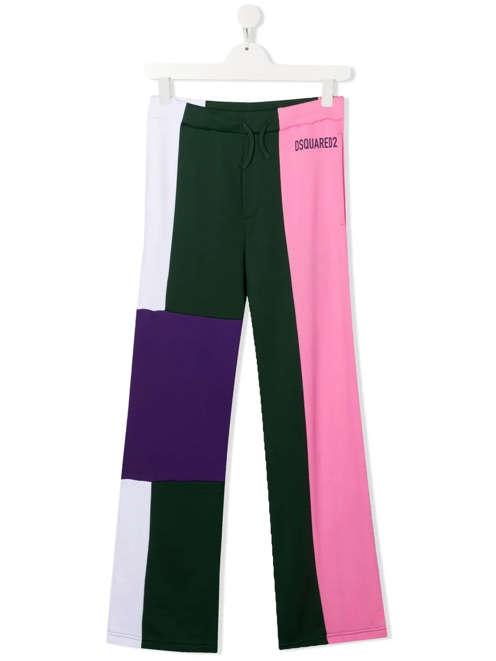 

Dsquared2 Kids TEEN colour-block track pants - Pink