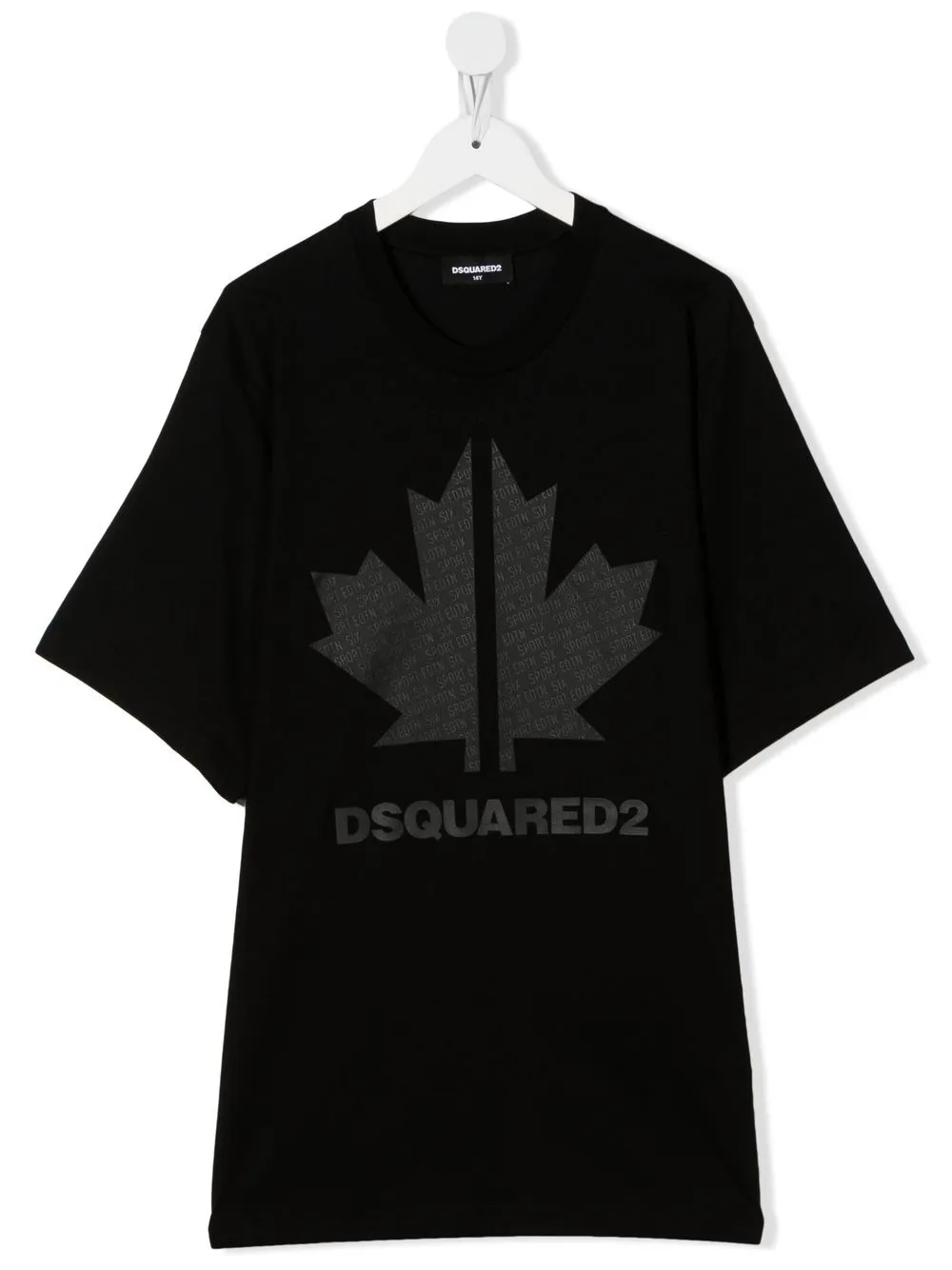 

Dsquared2 Kids playera con logo estampado - Negro