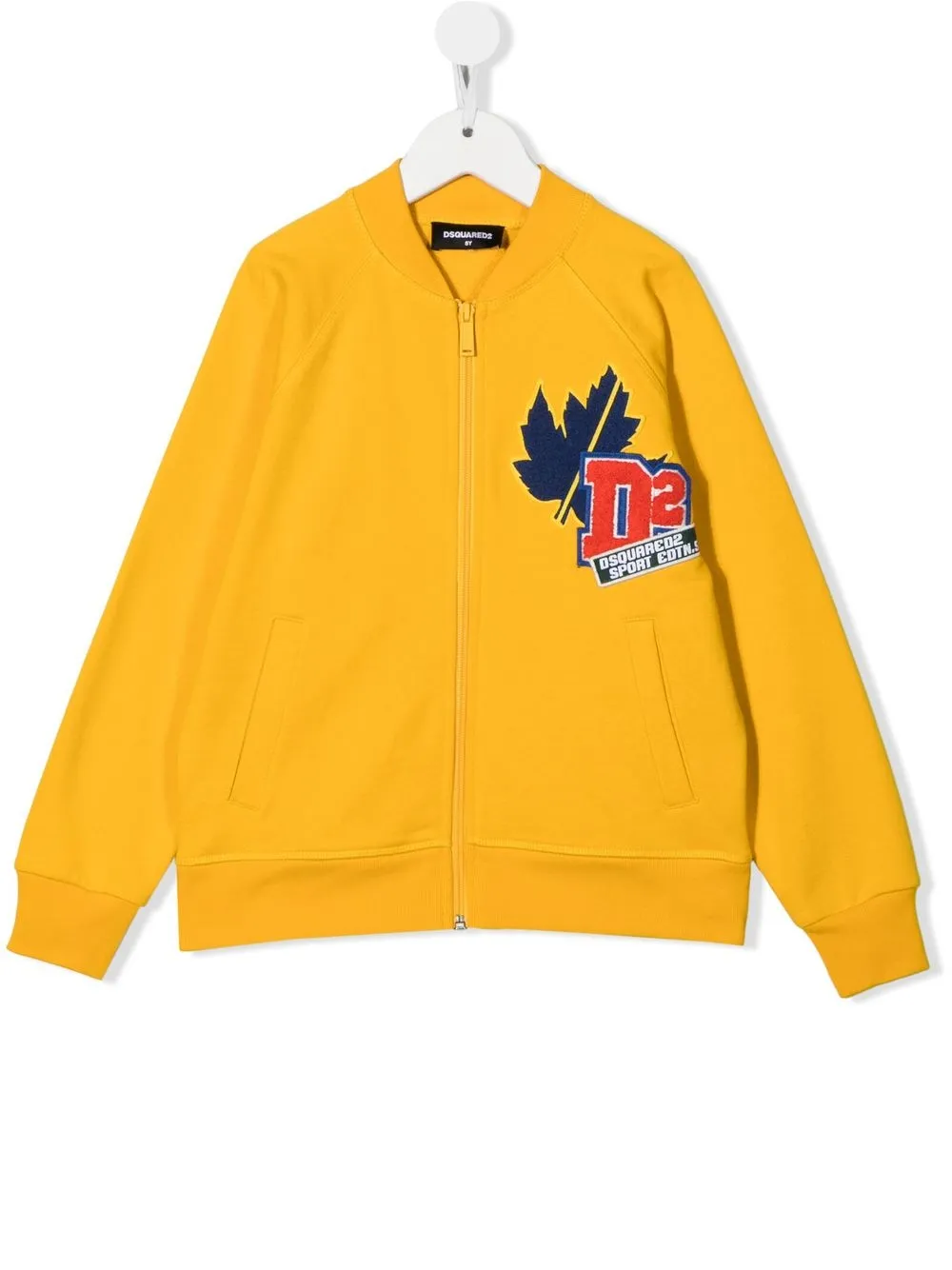 

Dsquared2 Kids TEEN patch-detail zip-up track jacket - DQ218