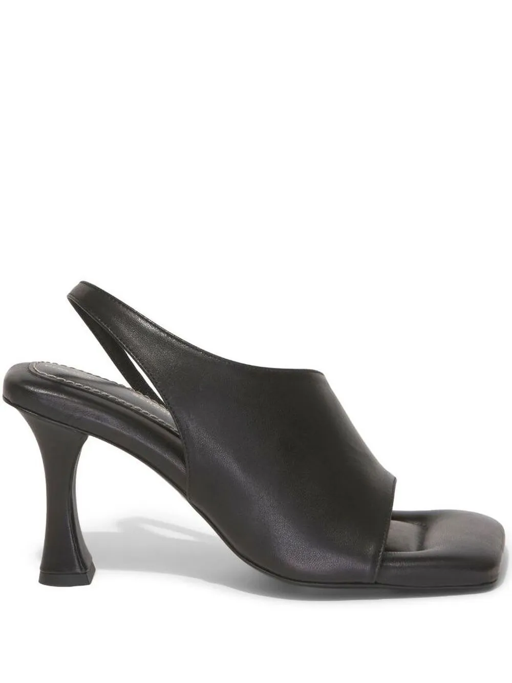 

Proenza Schouler leather asymmetric sandals - Black