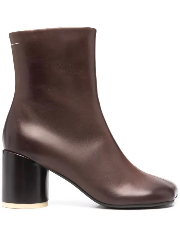 MM6 Maison Margiela Anatomic 70mm Ankle Boots Brown FARFETCH CA