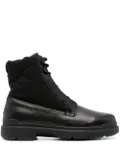Calvin Klein padded-panel lace-up boots - Black