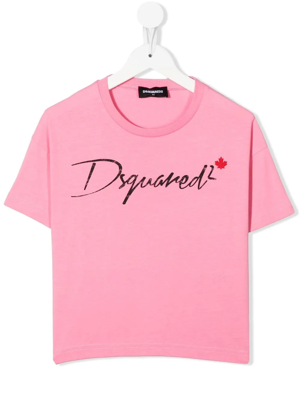 

Dsquared2 Kids playera con logo estampado y cuello redondo - DQ322