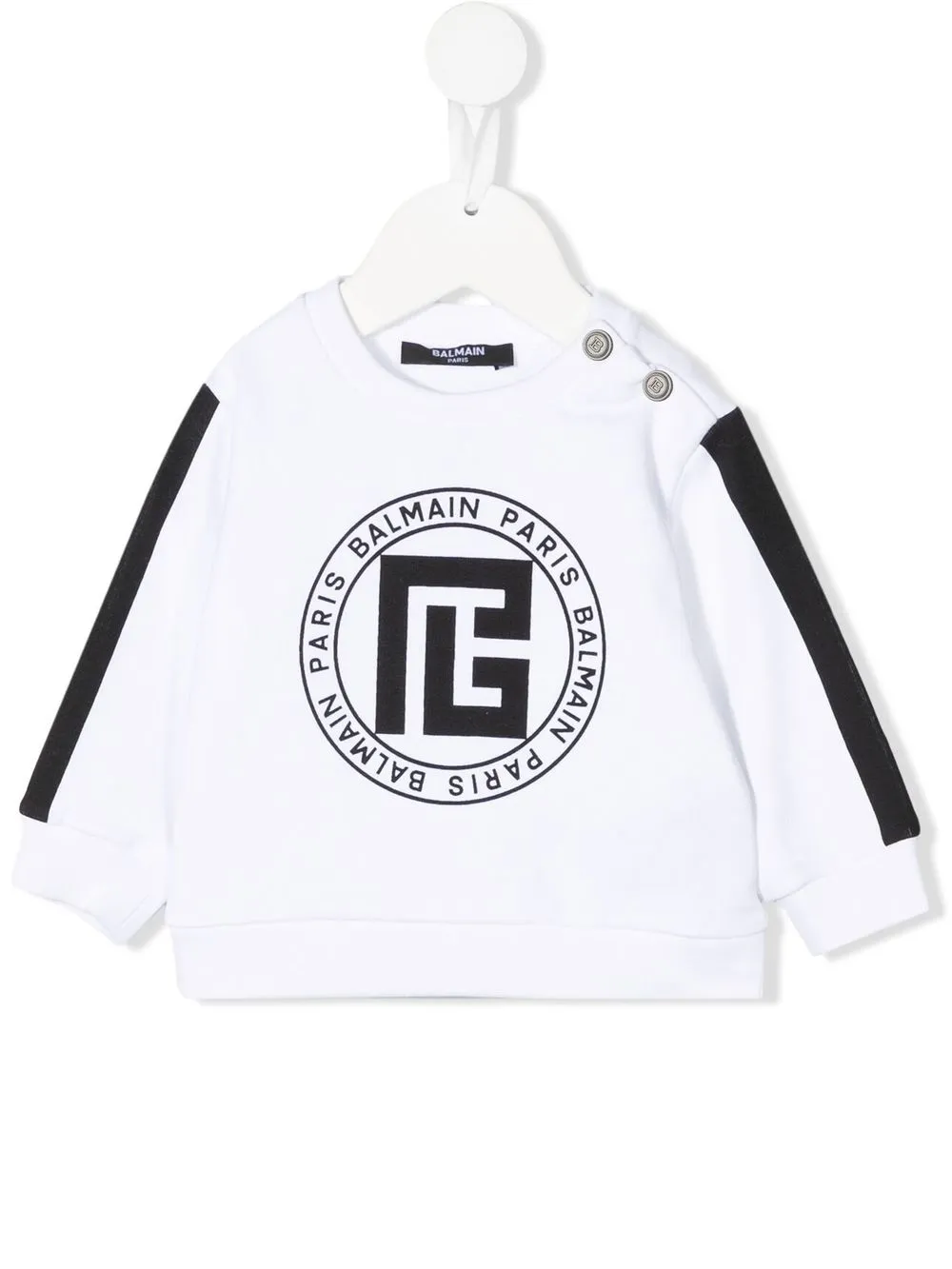 

Balmain Kids logo-print crewneck sweatshirt - White