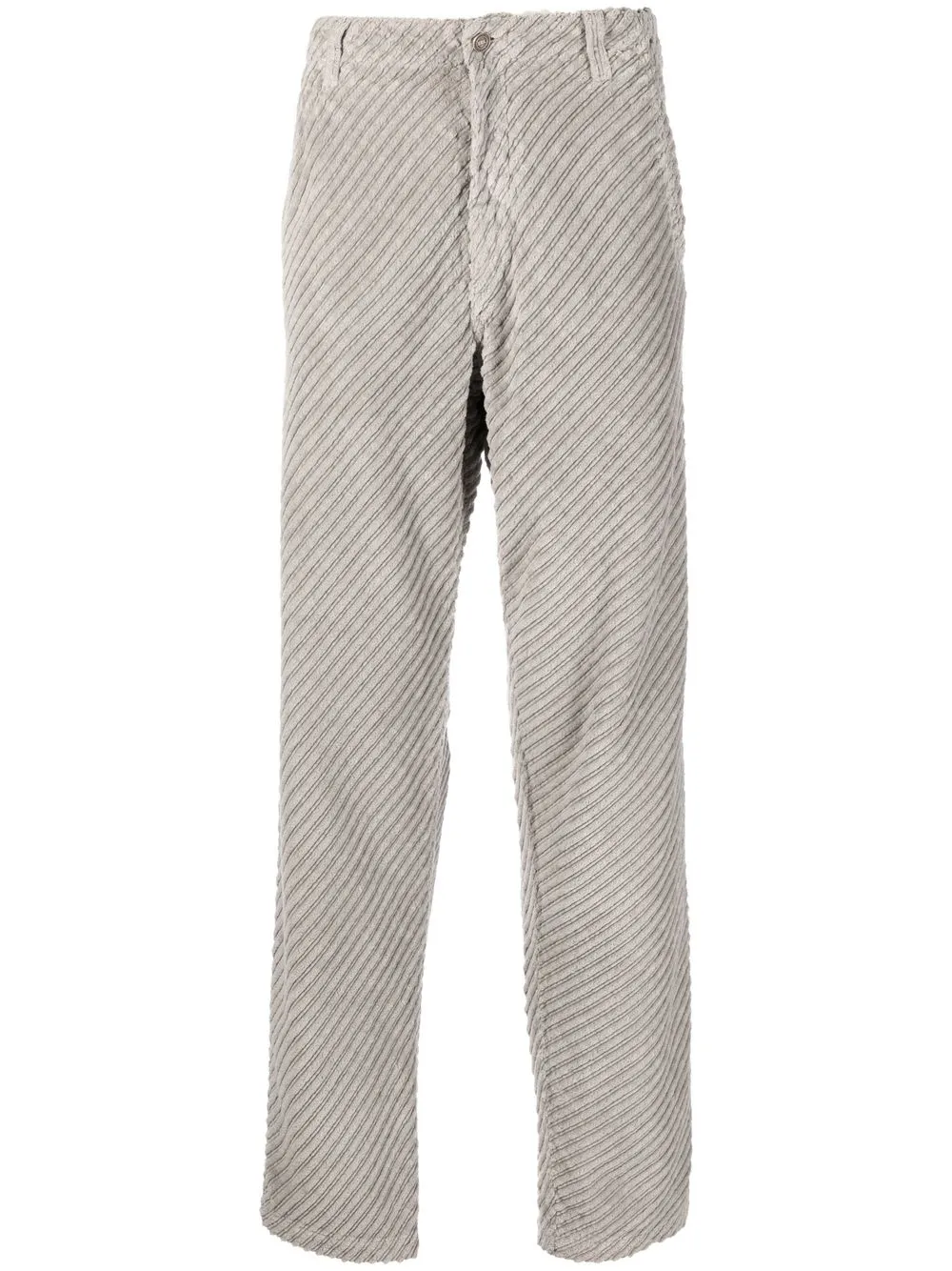 

ERL corduroy straight-leg trousers - Grey