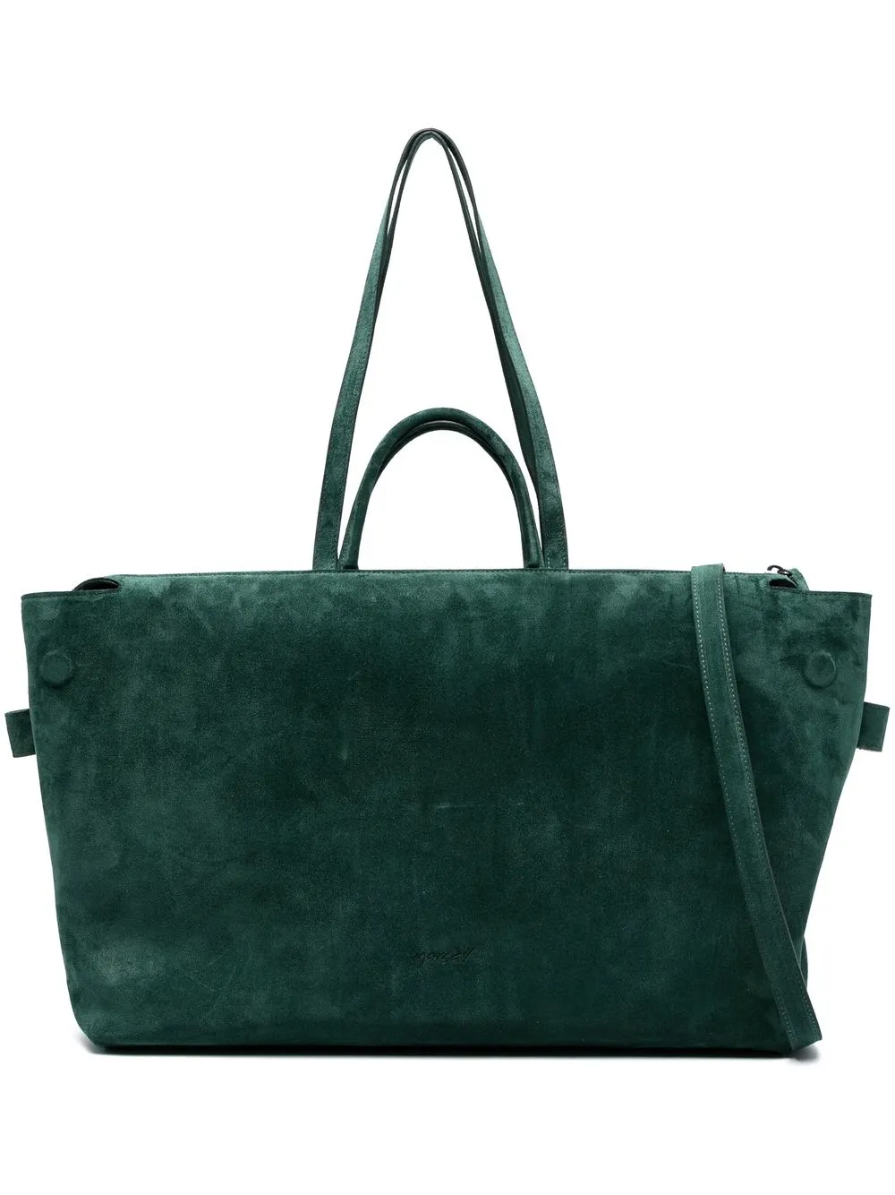 

Marsèll multi-strap suede tote - Green