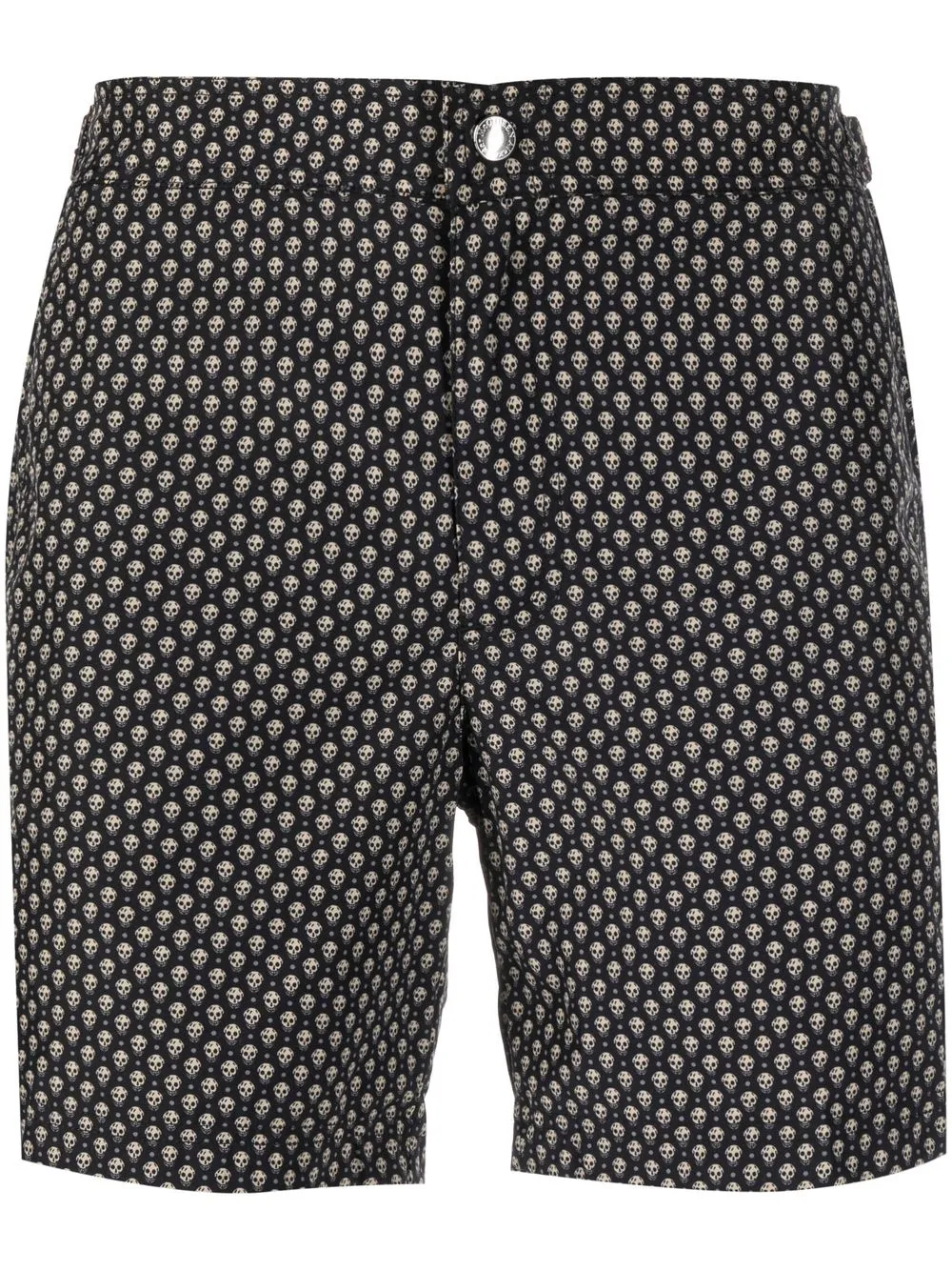 

Alexander McQueen shorts de baño con motivo Skull - Azul