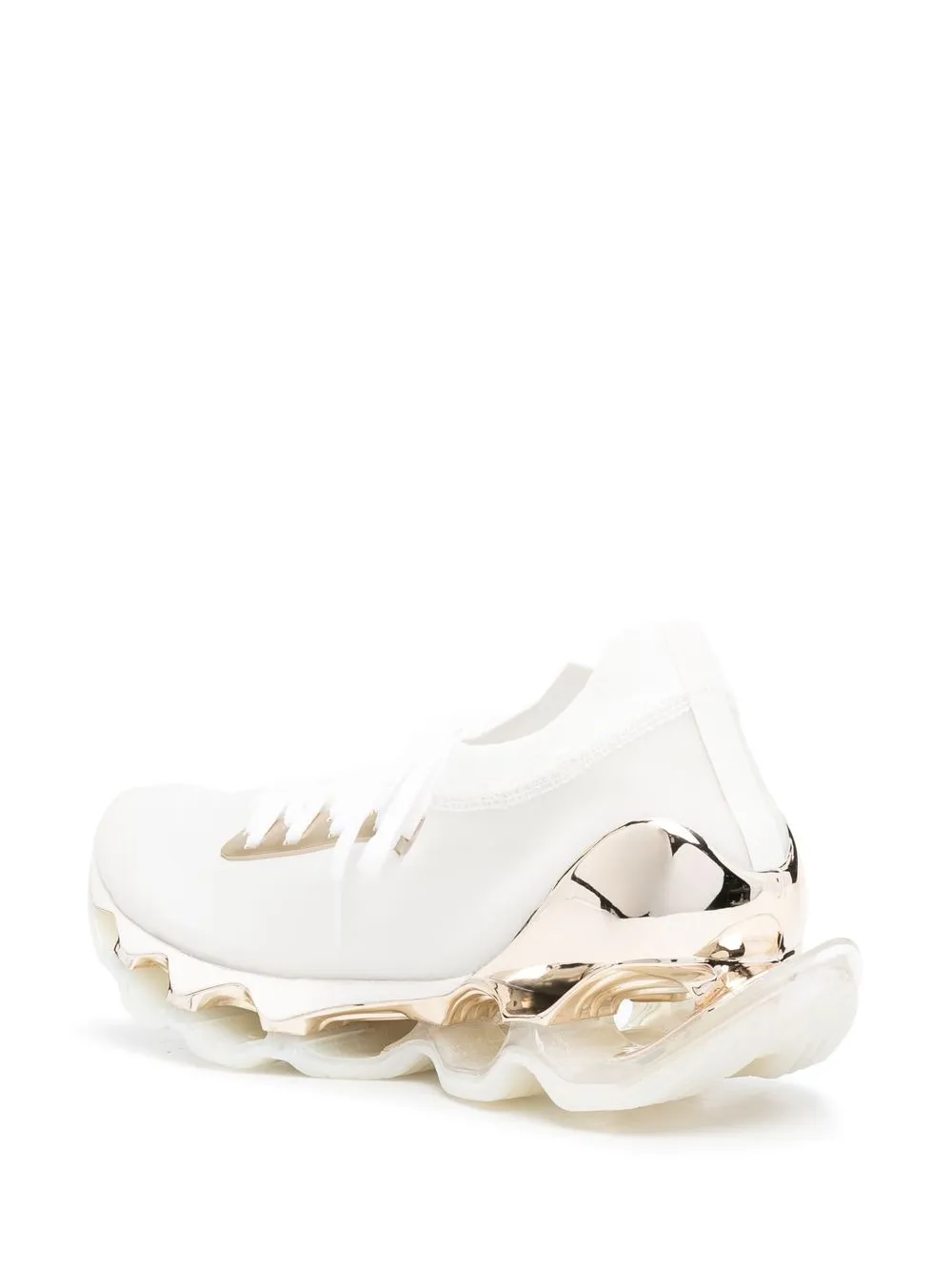  Mizuno X Sorayama Wave Prophecy Sneakers   Weiß 