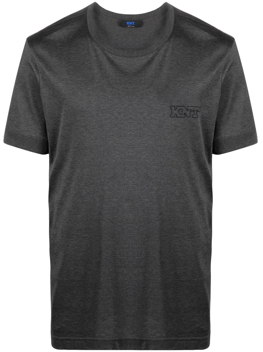 

Kiton playera con logo estampado en el pecho - Gris